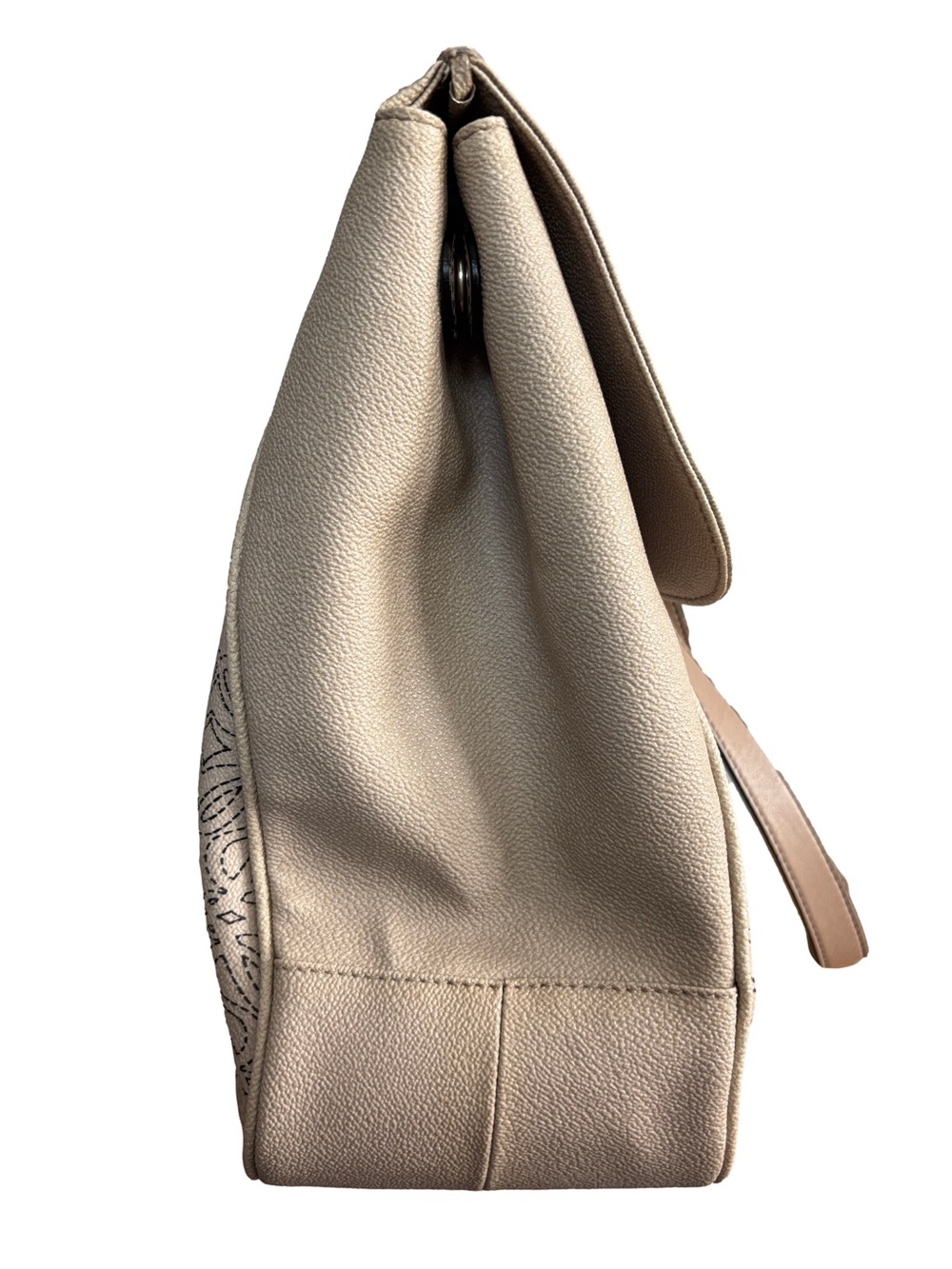 Loewe Anagram Shoulder Bag Kite Satchel Coated Canvas & Leather Tote - Picture 7 of 16
